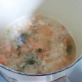 離乳食 サーモン わかめの雑炊 レシピ 作り方 By 不二子ちゃん2号 楽天レシピ 離乳食 サーモン わかめの雑炊 レシピ 作り方 By 不二子ちゃん2号 楽天レシピ